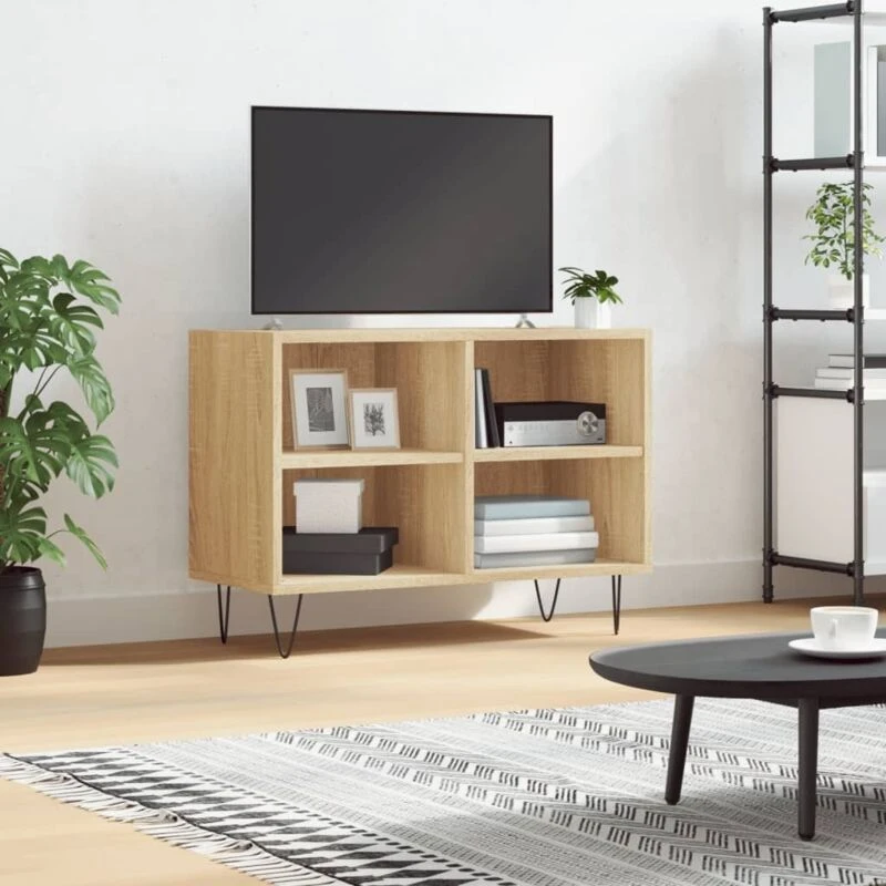 Image of Vidaxl TV Cabinet Sonoma Oak 69.5X30X50 Cm Engineered Wood, Brown 826967