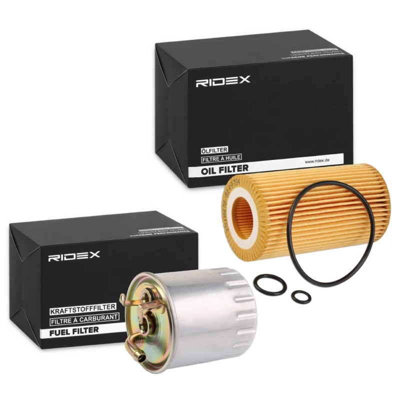 Image of RIDEX 4055F34681 Filter Set with gaskets/seals Filter Set (4055)