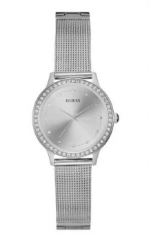 Image of Guess W0647l6 ladies bracelet dress watch Silver