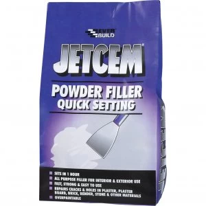 image of Everbuild Jet Cem Quick Set Powder Filler 3KG