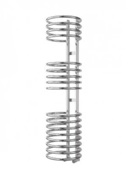 Image of Wickes Revolve Circular Designer Towel Radiator - Chrome 1200 x 300 mm