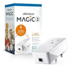 image of Devolo Magic 2 LAN TRIPLE Add-On Adapter