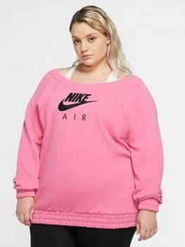 image of Nike Air NSW Sweat - Fuchsia (Curve), Fuchsia, Size 22-24=2X, Women