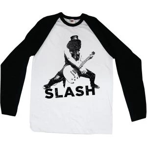 image of Slash - Snow-Blind Unisex XX-Large T-Shirt - Black,White