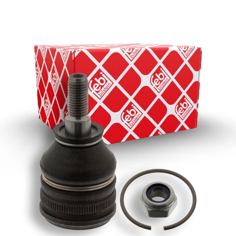Image of FEBI BILSTEIN 15885 Ball joint Front Axle Right, with lock nut, with retaining ring Support-/Steering Link (2462)