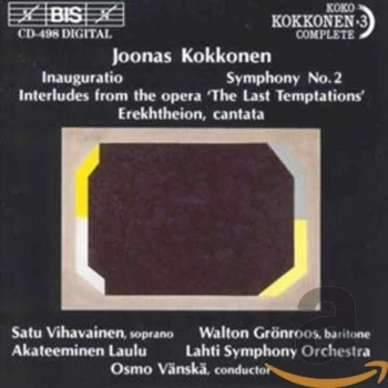 image of Joonas Kokkonen - Symphony No. 2 (Vanska, Lahti So, Vihavainen) CD