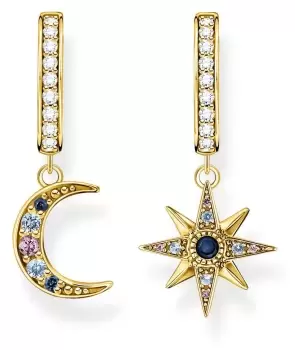 image of Thomas Sabo CR682-959-7 Royalty Moon and Star Gold Plated Jewellery