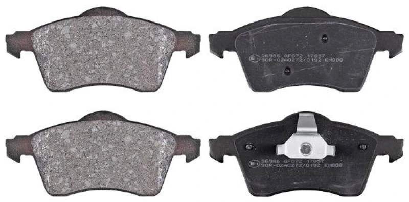 Image of A.B.S. 36986 Brake pad set without integrated wear sensor Brake Pad Set,disc brake (402)