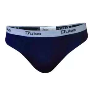 Image of Duke London Mens Kingsize Cotton Jersey Briefs (Pack Of 3) (8XL) (Black/Grey/Navy)