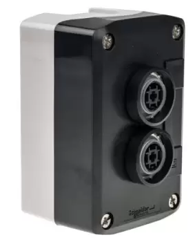 Image of Schneider Electric Spring Return Push Button, Polycarbonate, Green, Red, I/O, IP66, IP67, IP69K