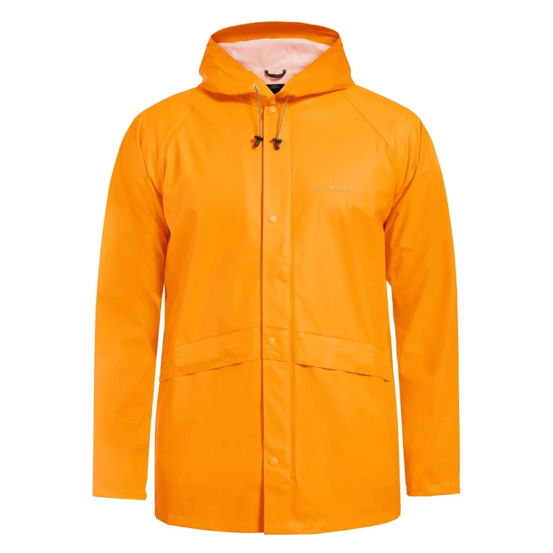 Image of Waterproof jacket Didriksons Avon Jaune Unisex S
