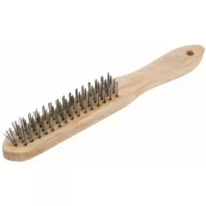 Image of 4 Row Wire Scratch Brush (68723) - Draper