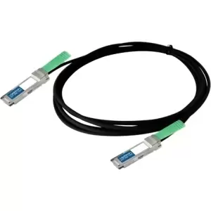 image of AddOn Networks QSFP+, 3m InfiniBand cable QSFP+ Black