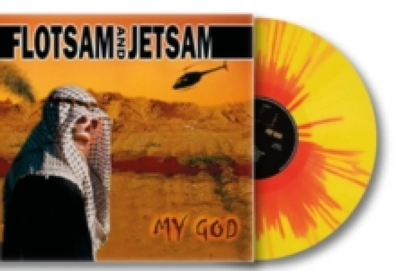 Image of flotsam and jetsam My God (Sunburst Yellow/Red Vinyl) (Vinyl)
