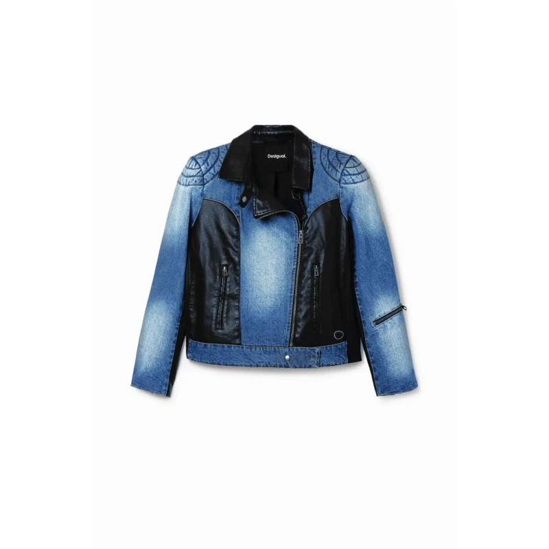 Image of Desigual Womens denim jacket Desigual Robson Noir Female S