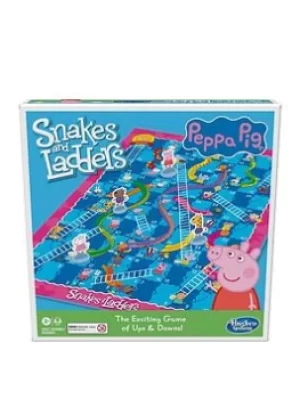 image of Hasbro Snakes And Ladders Peppa Pig