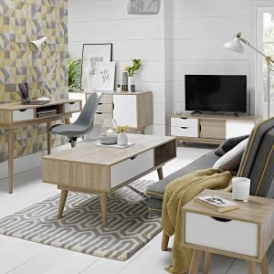 Image of Scandi White Coffee Table White