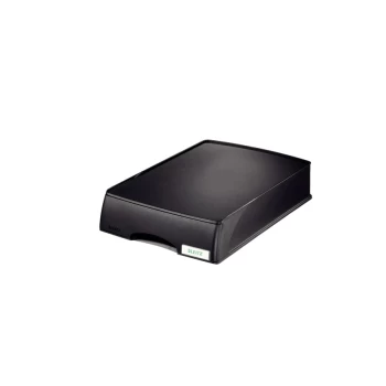 Image of Plus Letter Tray Drawer Unit A4 - Black - Outer Carton of 4
