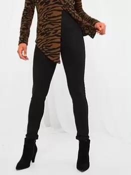 Image of Joe Browns Suedette Leggings -black, Black, Size 10, Women