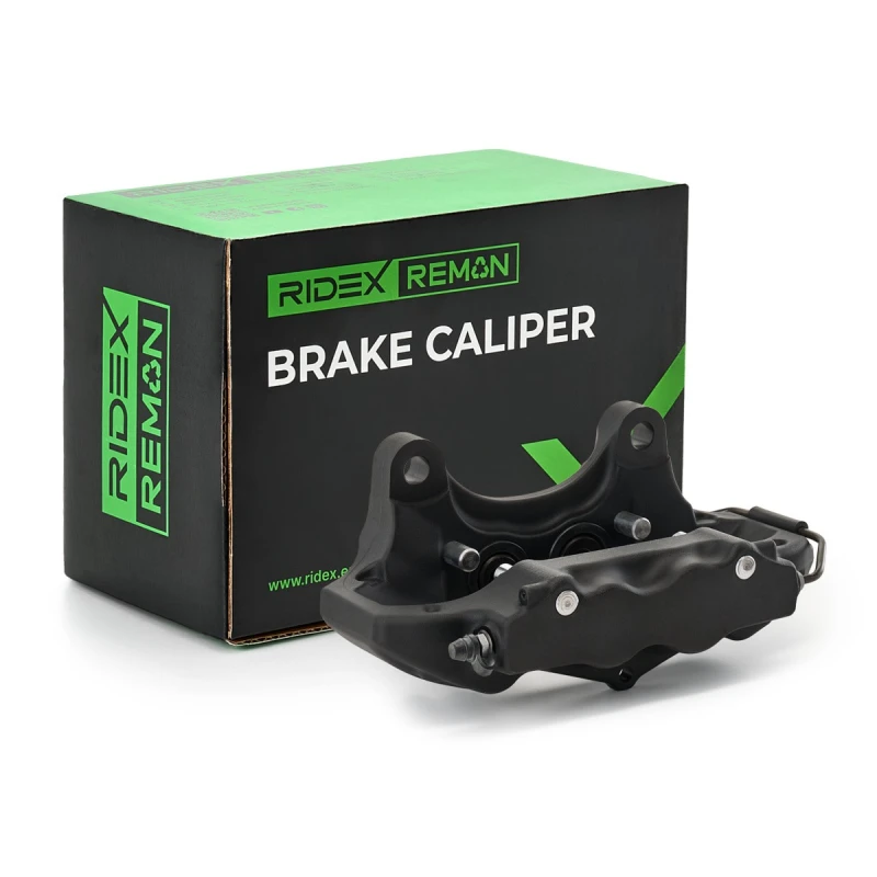 Image of RIDEX REMAN 78B1486R Brake caliper Rear Axle Left, with holding frame Aluminium Brake Caliper (78)