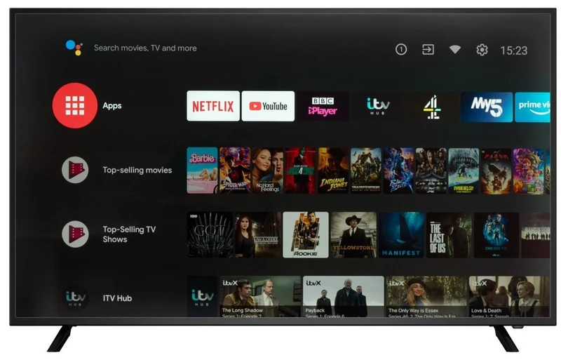 Image of electriQ 50" eiq-M450DVA Smart 4K Ultra HD Android TV