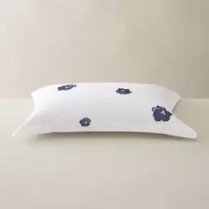Image of Ted Baker Magnolia Fil Coupe Pillowcase Pair - White - Oxford