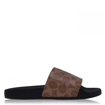 Image of Coach Udele Signature Sliders - Tan