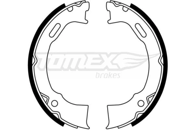 Image of TOMEX brakes Brake Shoe Set TOMEX brakes TX 22-87