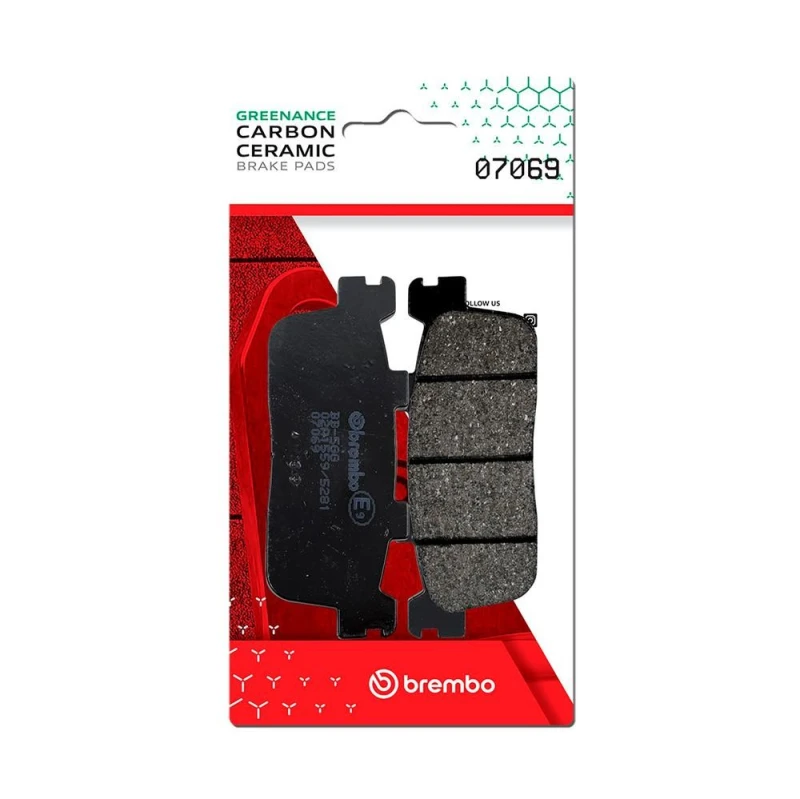 Image of BREMBO Brake pad set BREMBO 07069