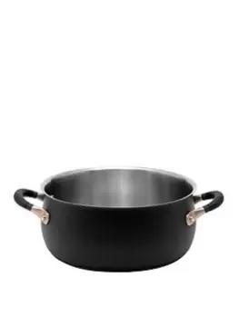 image of Meyer Accent Hard Anodised Ultra-Durable 24cm Open Casserole