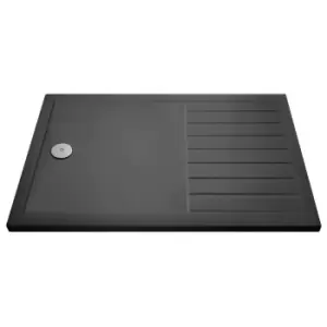 Hudson Reed Rectangular Walk-in Shower Tray 1400 x 800mm - Slate Grey