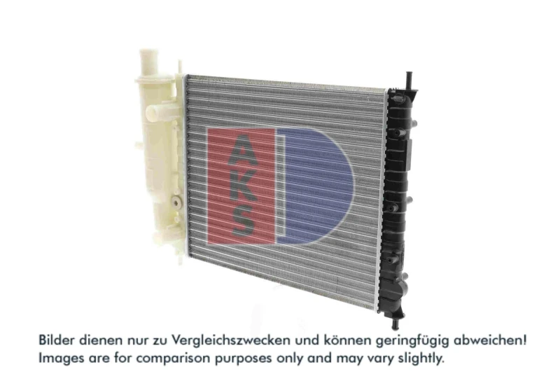 Image of AKS DASIS 080043N Engine radiator Mechanically jointed cooling fins Radiator,engine cooling (470)