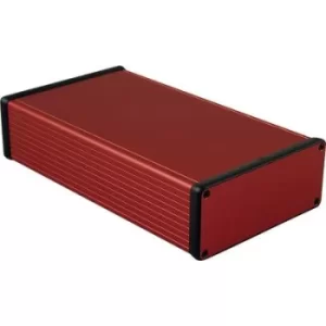 image of Hammond Electronics 1455Q2201RD 1455Q2201RD Treaded casing 220 x 125 x 51.5 Aluminium Red