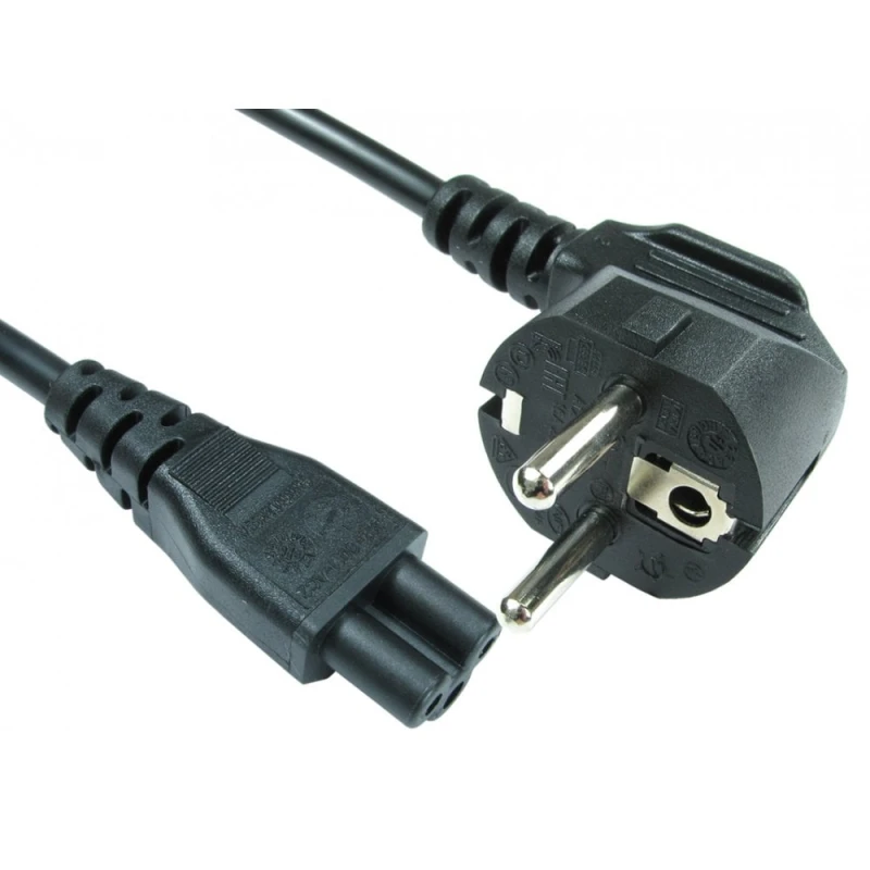 Image of Cables Direct RB-292WH power cable Black 2m Power plug type E+F C5 co