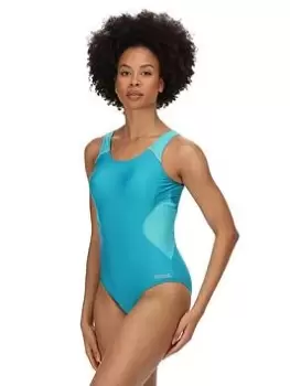 Image of Regatta Regatta Active Swimsuit, Turquoise, Size 20, Women