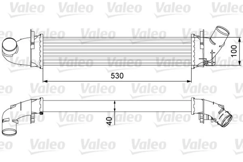 Image of Intercooler VALEO 818544