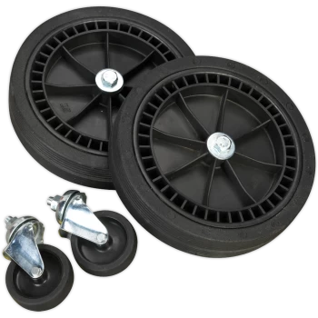 Image of Sealey Wheel Kit for Fixed Compressors