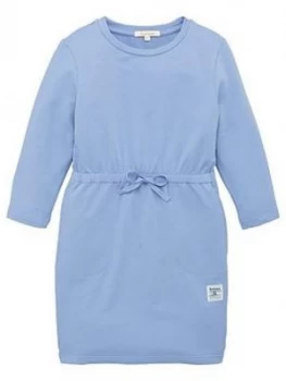 image of Barbour Girls Essential Jersey Dress - Blue