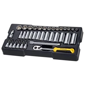 Image of Stanley Tools 3/8in Drive Metric Socket Module 36 Piece