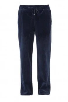 Image of Great Plains Wren Velvet Drawstring Trousers Blue