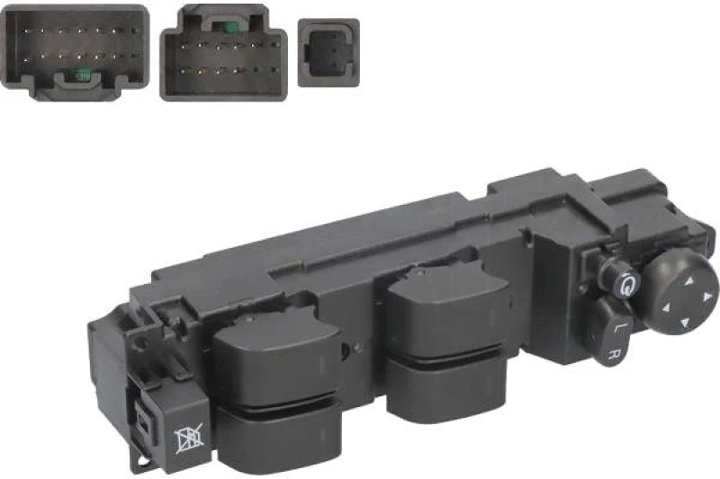 Image of Alfa e-Parts AF00465 Switch, window winder Driver side Plastic Switch,window winder (1761)