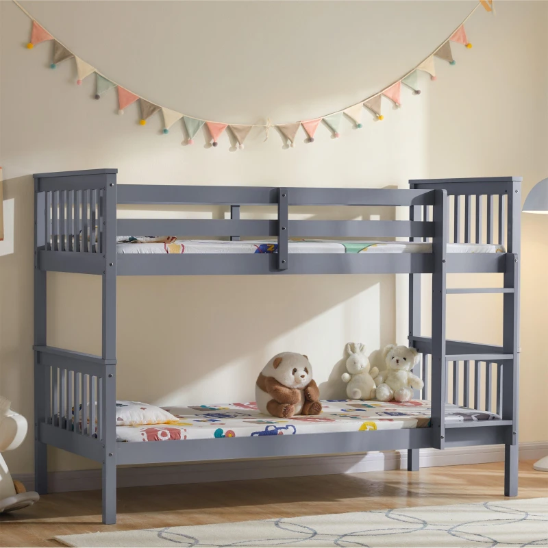 Image of Lassic Vida Designs Milan Bunk Bed Grey unisex One Size