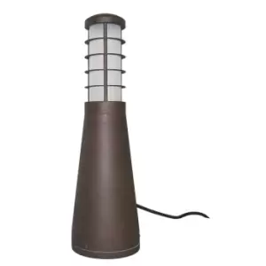Image of Beta Aluminium 4-Ring Bollard Aged Iron, IP54