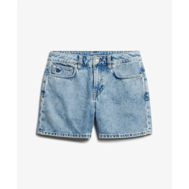 Image of Superdry Womens jean shorts Superdry Bleu Female 32