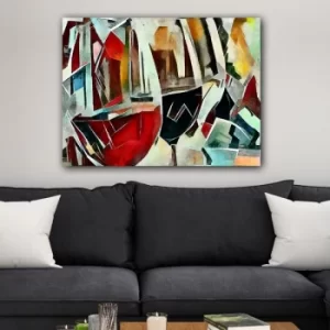 Image of 1145105549_70100 Multicolor Decorative Canvas Painting