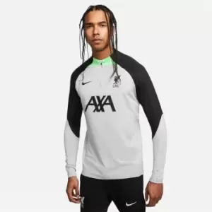 Image of Nike Mnk Df Strk Drill Top K - Grey