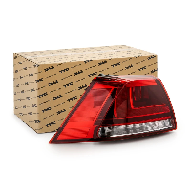 Image of TYC 11-12380-11-2 Rear light Outer section, without bulb holder, Left Combination Rearlight (391)