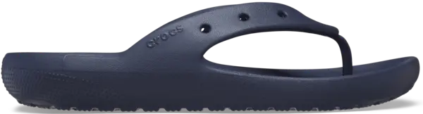 image of Crocs Unisex Classic 2.0 Flips Navy W4/M3