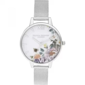 Image of Enchanted Garden Demi Silver Mesh Watch