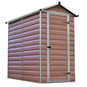 Image of Palram SkyLight Shed 4 x 6 - Amber